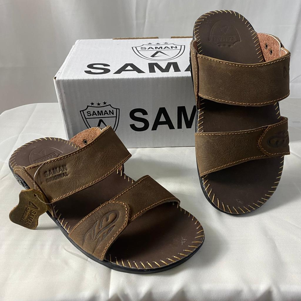 Sandal Kulit Pria Original SAMAN Kode ban 2