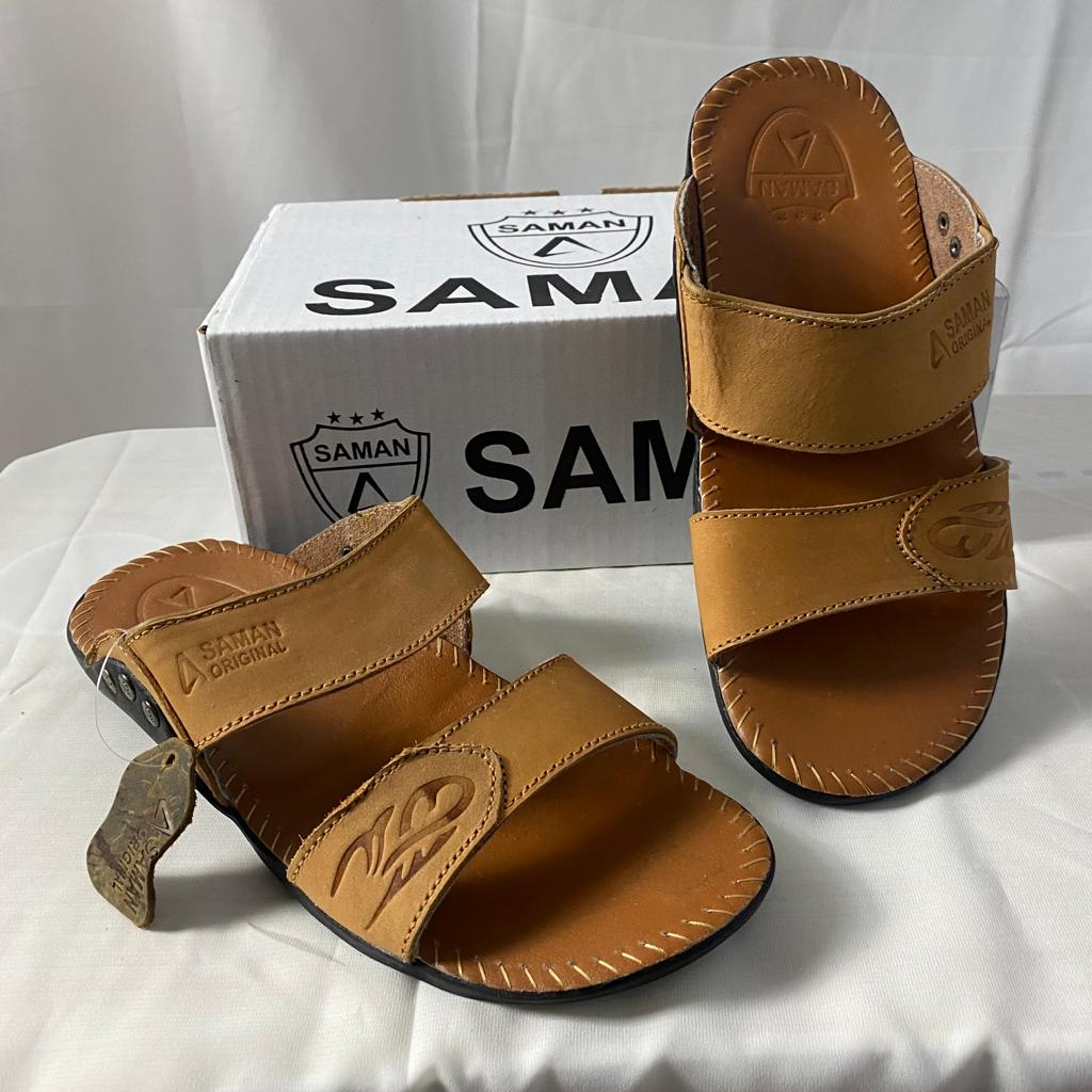 Sandal Kulit Pria Original SAMAN Kode ban 2