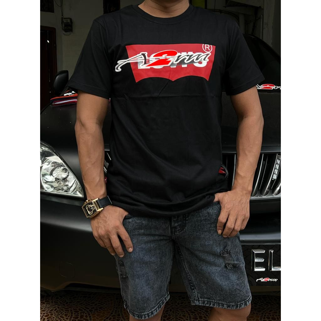 baju kaos pria logo model terbaru katun combed 24s made in philipin