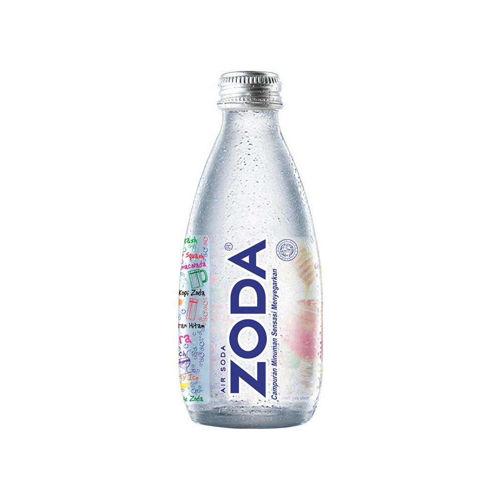 

ZODA AIR SODA 250ML KEMASAN BOTOL BELING, CAMPURAN MINUMAN BERSODA