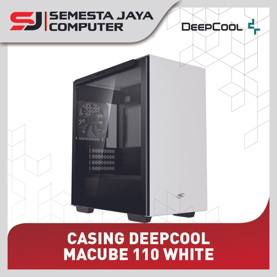 Deepcool Macube 110 WHITE Tempered Glass mATX Gaming Case