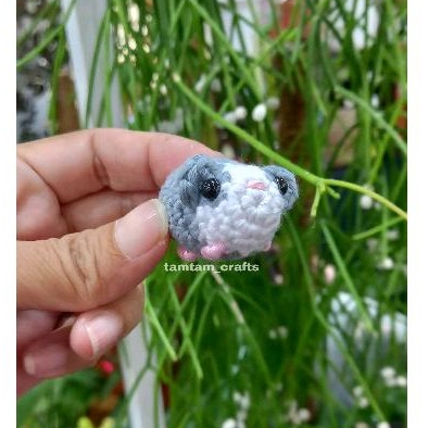 boneka rajut amigurumi hamster