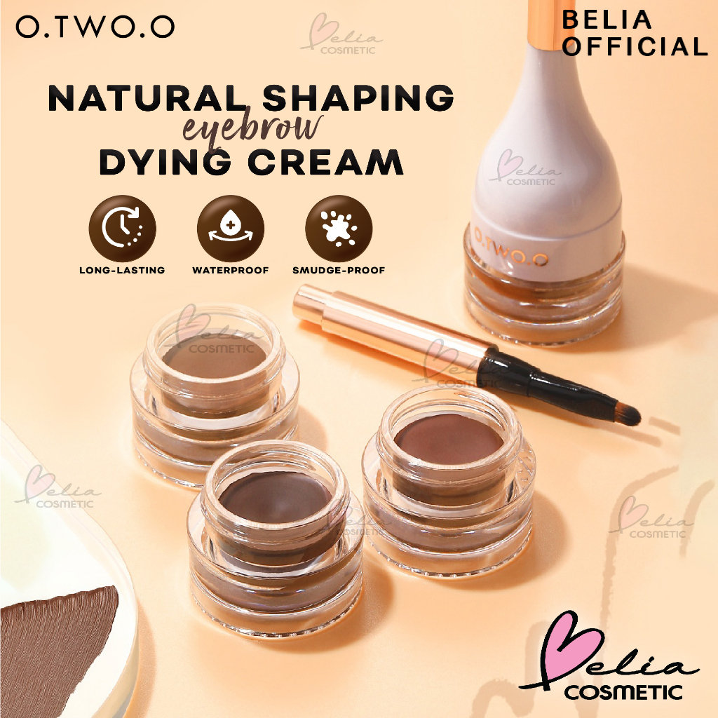 ❤ BELIA ❤ O.TWO.O Eyebrow Dying Cream Natural Shaping waterproof and not easy to be stained