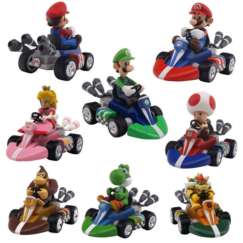 MARIO KART Wii Pull - Back Racers SUPER MARIO Go Kart