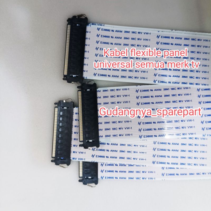 KABEL LVDS 30 PIN KABEL BOLAK BALIK KABEL FLEXIBLE PANEL CABLE FLEKSI PANEL KABEL FLEXSI LAYAR LED L