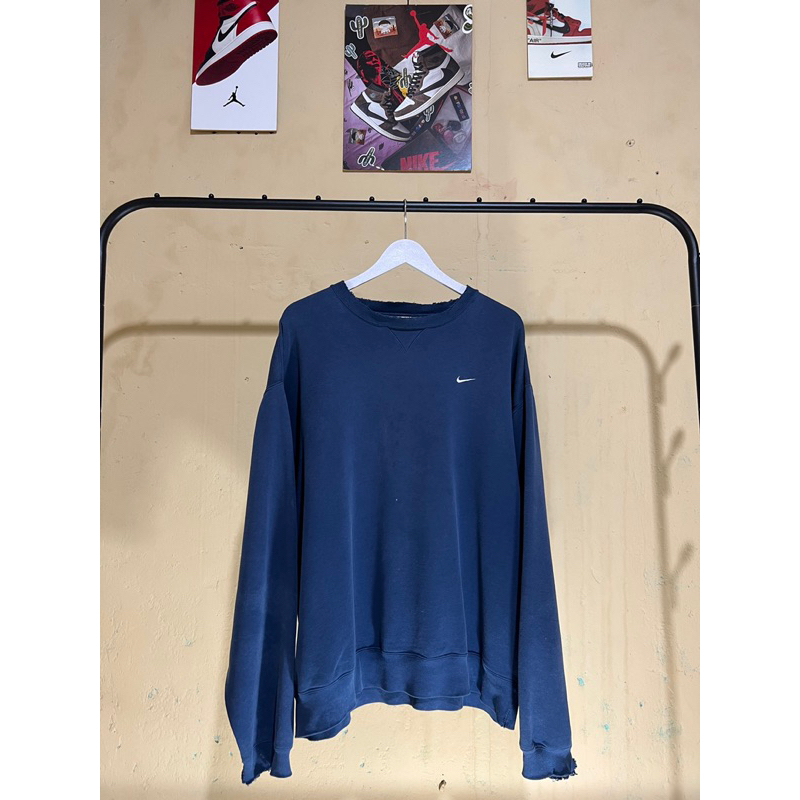 CREWNECK NIKE VINTAGE 00's NIKE TEAM TAG NAVY