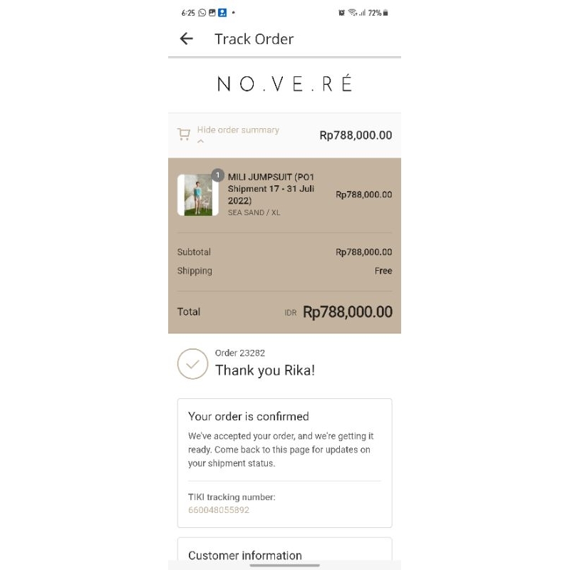 novere mili jumpsuit