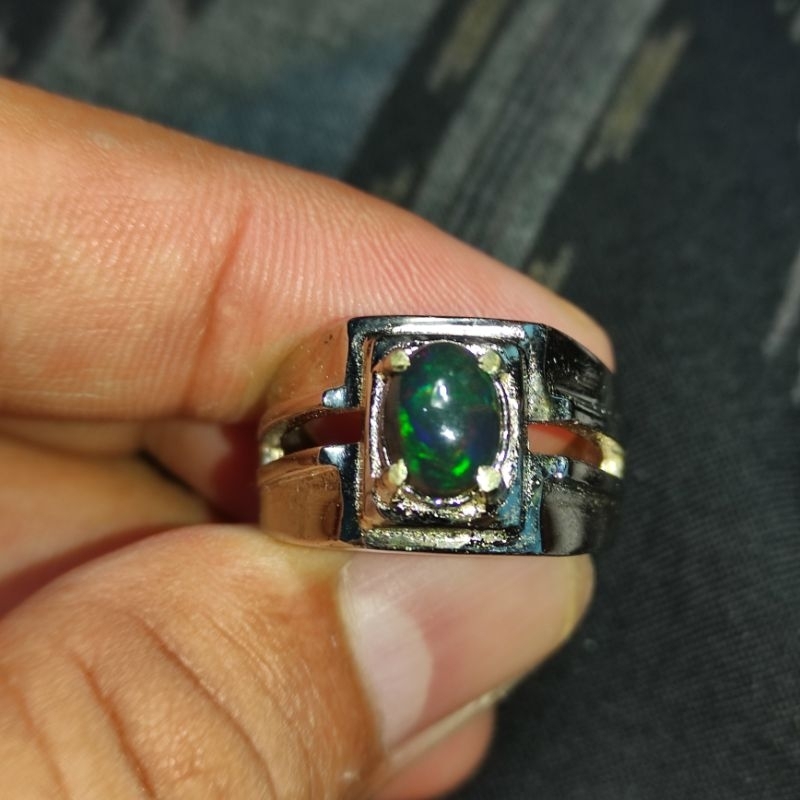 Cincin Batu Akik Kalimaya Afrika 100 % natural  (N)