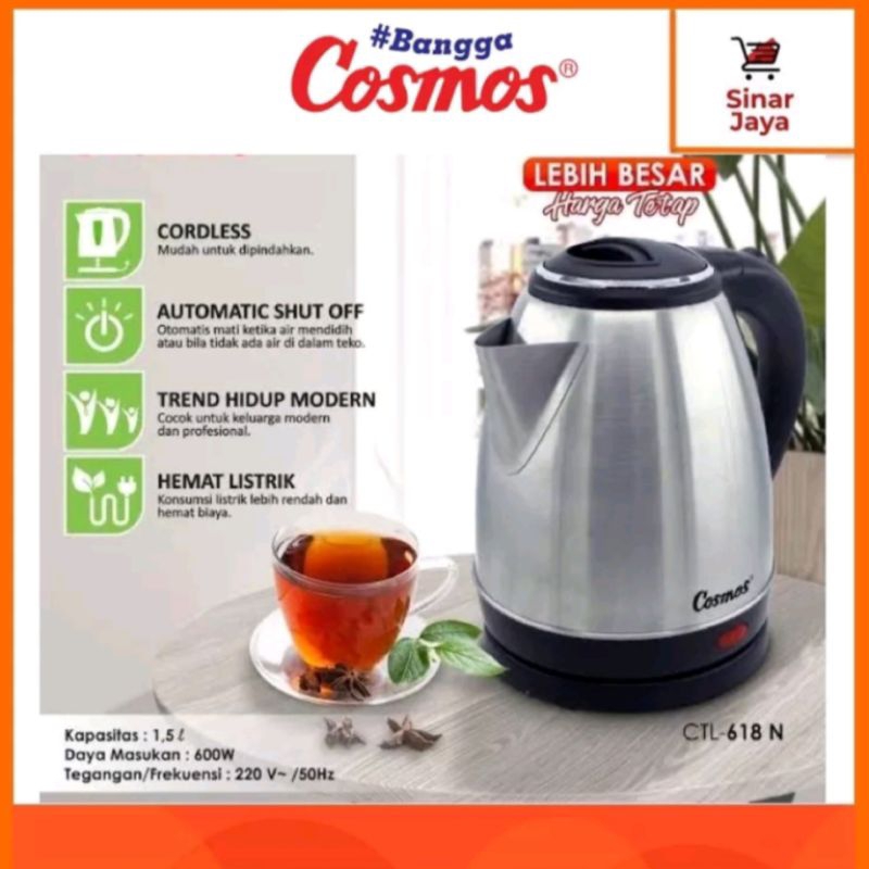 COSMOS TEKO LISTRIK STAINLESS PRELOVED