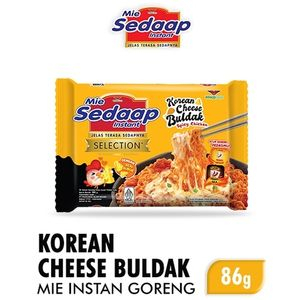 

Sedaap mie instan korean cheese buldak, per pcs