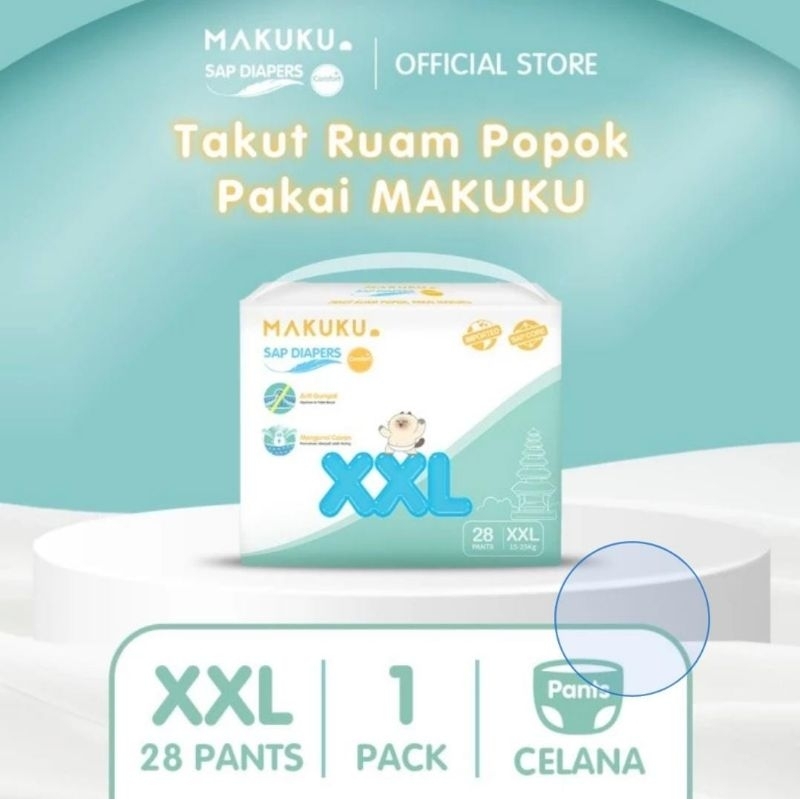 Makuku SAP diapers comfort+ Popok Bayi SAP