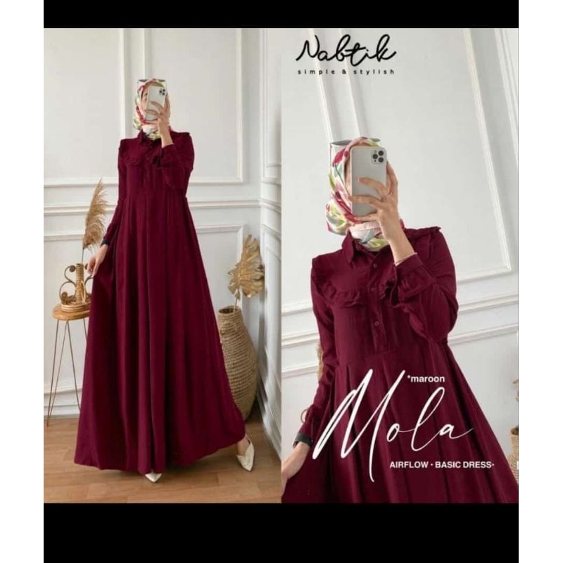 MOLA DRESS MAXY DRESS CRINGKEL AIRFLOW