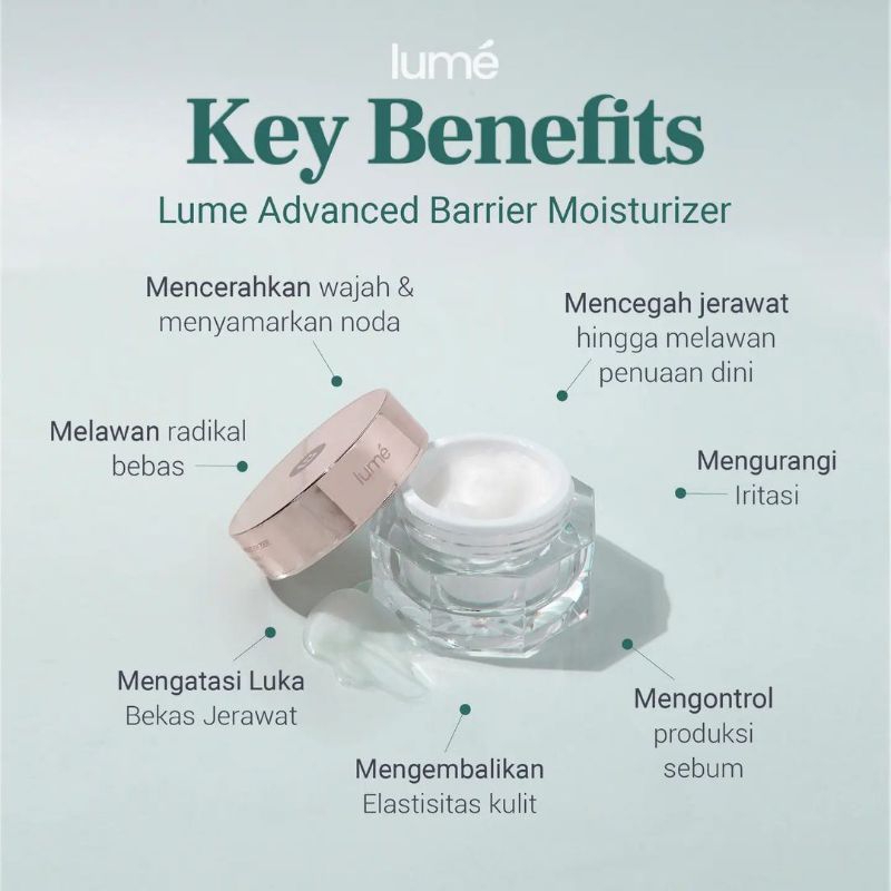 LUME Advanced Barrier Moisturizer 30 gr Pelembab Lume