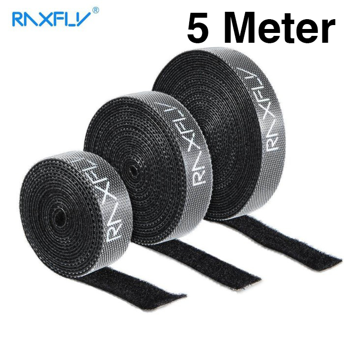RAFXLY 5M Circle Pengikat Kabel Strap Cable Winder Organizer Original