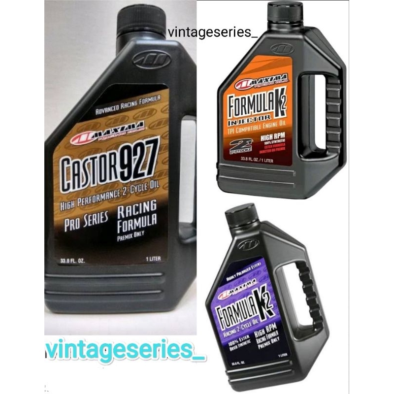 Oli Samping Maxima oli maxima 2T 2tak Castor 927 Racing Made In USA
