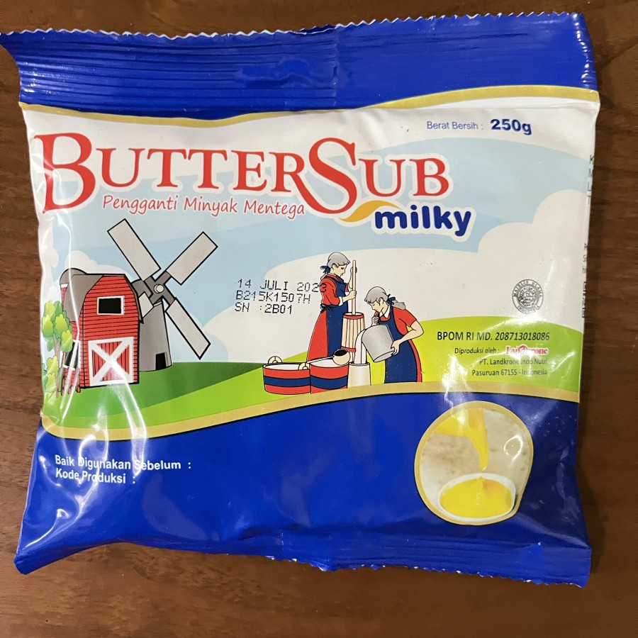 

ButterSub Milky 250gr sachet BOS Butter Oil Substitute