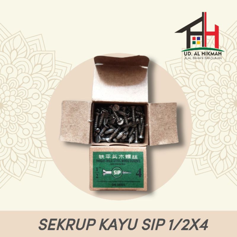 SEKRUP BAJA KAYU SIP 1/2X4