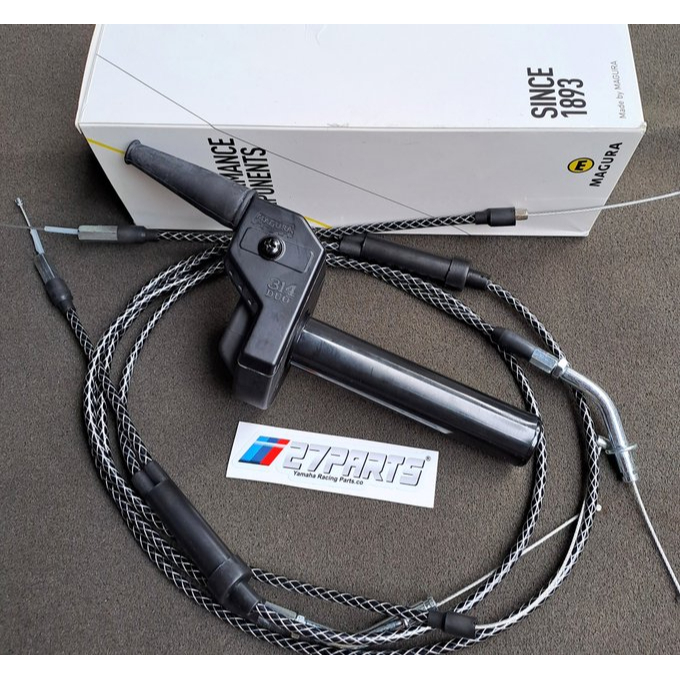 Gas Spontan Magura Rx King Set Kabel Gas Carbon 2 Cabang Rx King