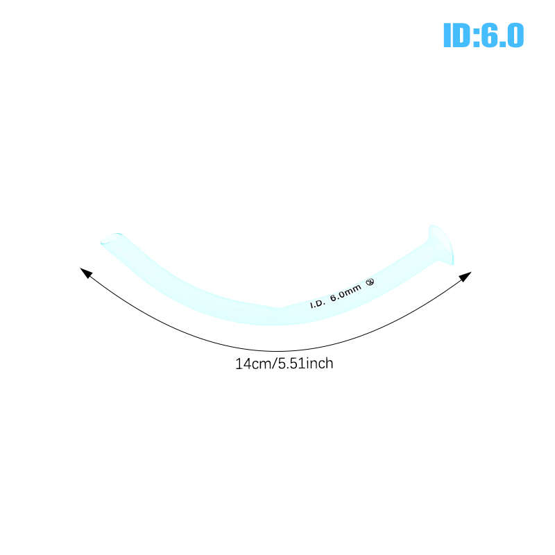 Nasopharyngeal Airway I.D 6.0mm Nasopharyngeal Respiration Tubes PVC Emergency First Aid Untuk Outdoor Perlengkapan P3K