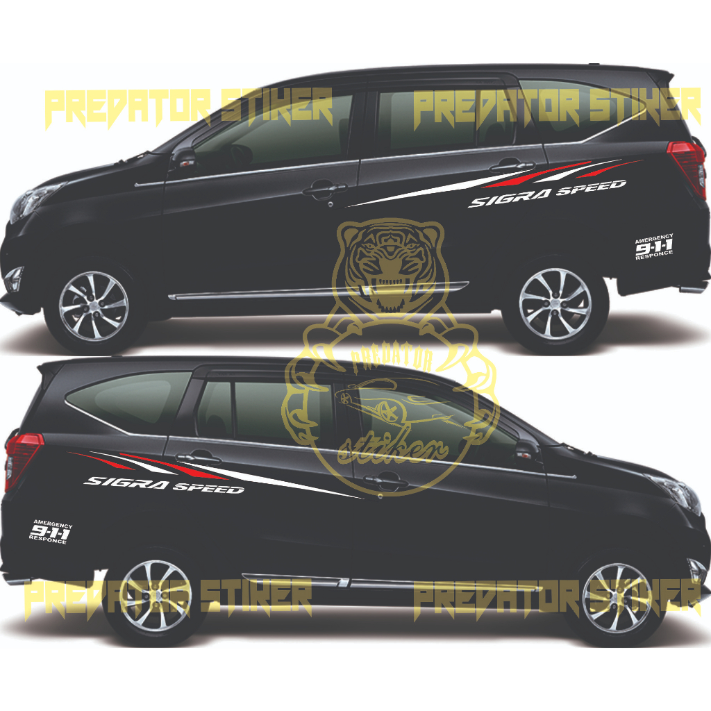 [COD] STIKER CUTTING MOBIL SIGRA SPEED STIKER LIST MOBIL SIGRA SPORT