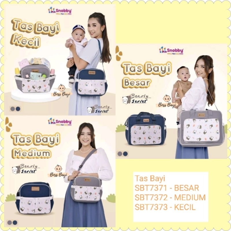 SNOBBY - Tas Bayi Kecil SBT7373 / Medium SBT7372 / Besar SBT7371