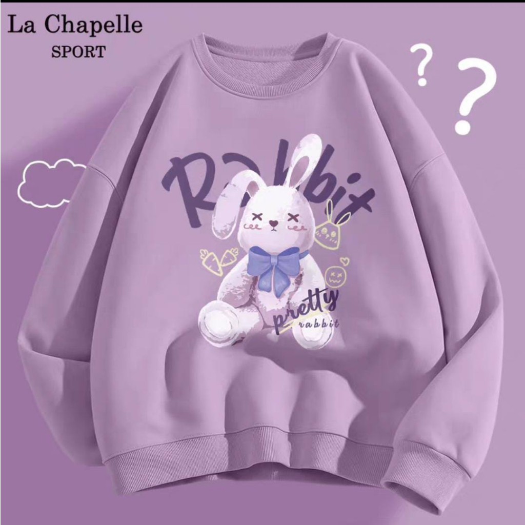 LILAC PRETTY RABBIT SWEATER HOODIE KIYOWO (V1)