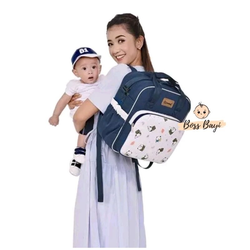 SNOBBY - Tas Bayi Ransel SBT7374 /Tas Perlengkapan Bayi