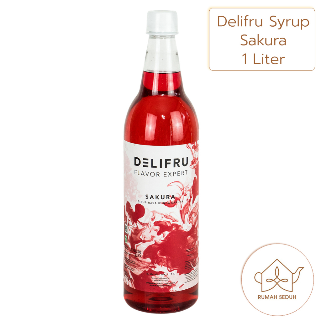 

Delifru 1L Sakura Syrup - Sirup Bunga Sakura Jepang - Cherry Blossom Sirop