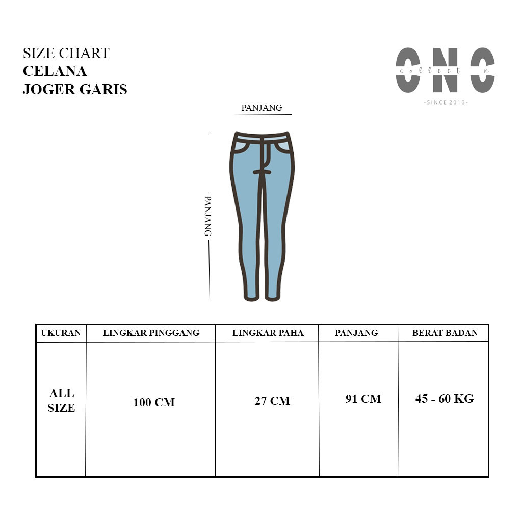 Joger Pants Wanita Kekinian | Joger Pants Garis Warna