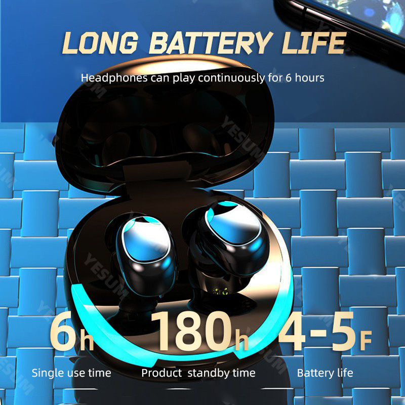 【BT030】Fxing S11 New Gaming Wireless Bluetooth low-latency Earphone TWS Headset Hoise-cancelling HD Calling Long Battery Life