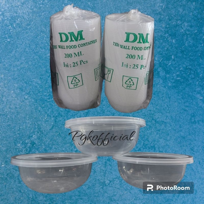 Thinwall 200ml Bulat / Cup Salad 200ml