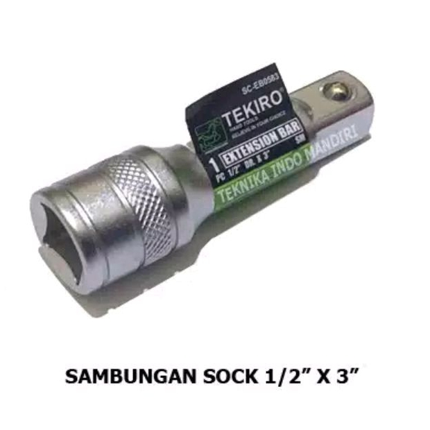 SAMBUNGAN SOK Sock Shock Socket 1/2&quot; 0.5in x 3&quot; 5&quot; 3 5 inch - TEKIRO