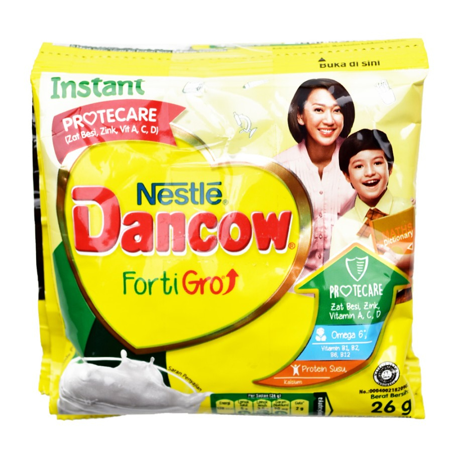 

Dancow Susu Bubuk Sachet 26gr Plain Instant