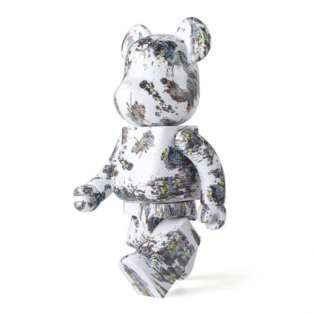 Figure Bearbrick BE@RBRICK Jackson Pollock Studio 400% / 28 cm