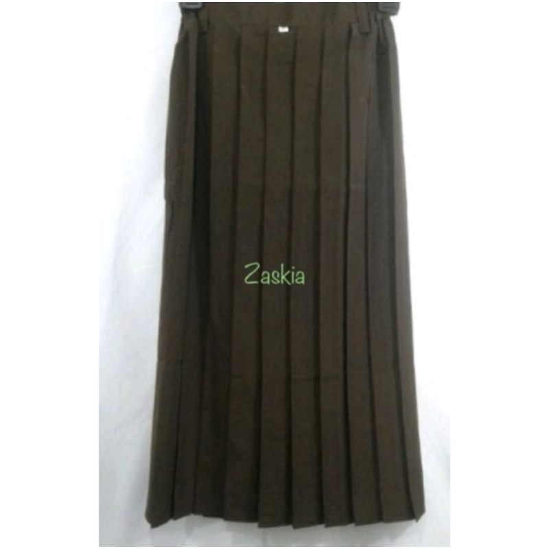 Rok pramuka panjang SD / rok panjang pramuka rempel SD