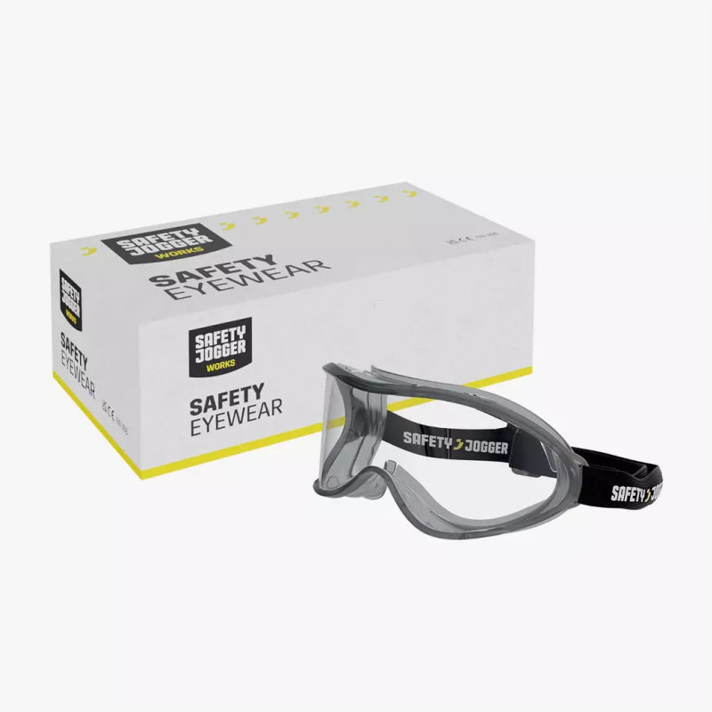 SAFETY GOGGLES CLEAR ANTI FOG - SAREK