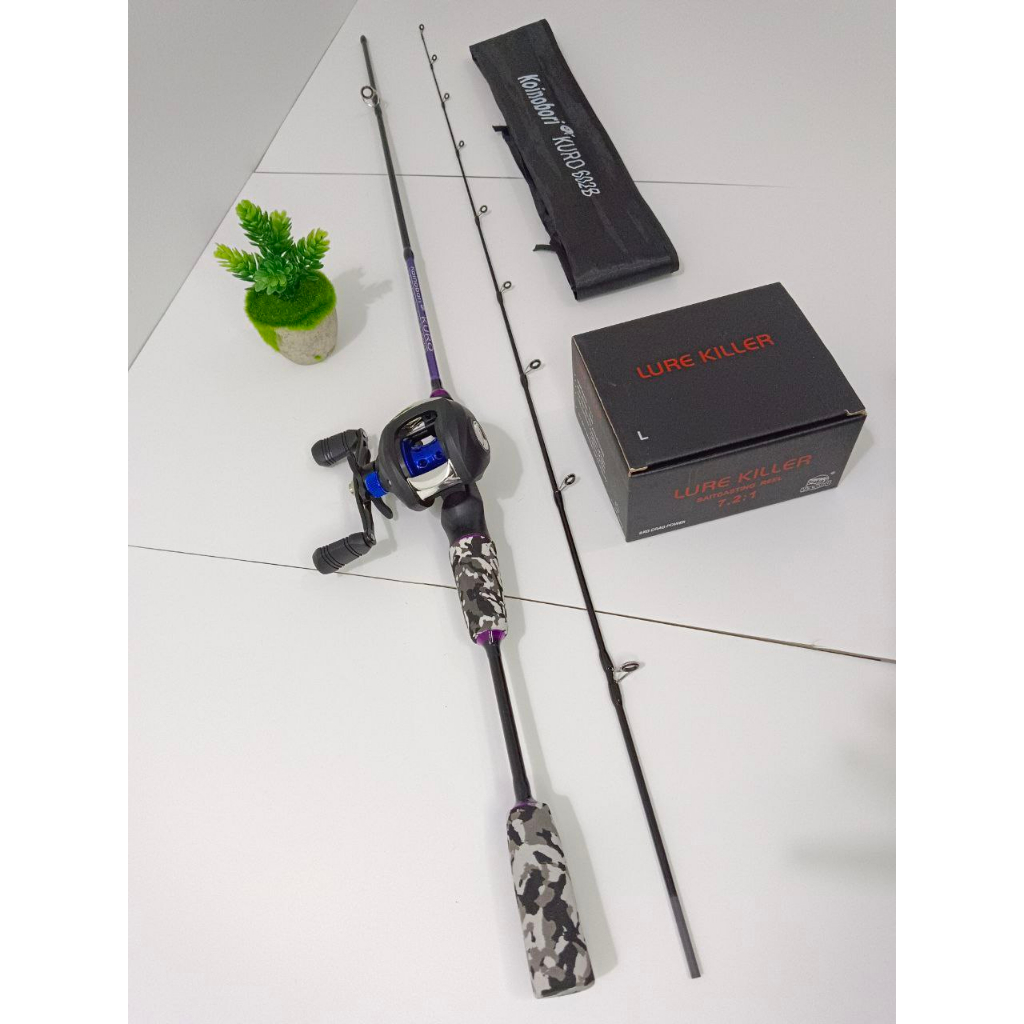 Set Joran BC Koinobori kuro dan Reel BC lure Killer
