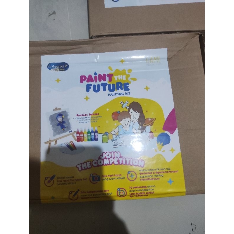 mainan edukasi anak bayi paint the future painting kit mewarnai