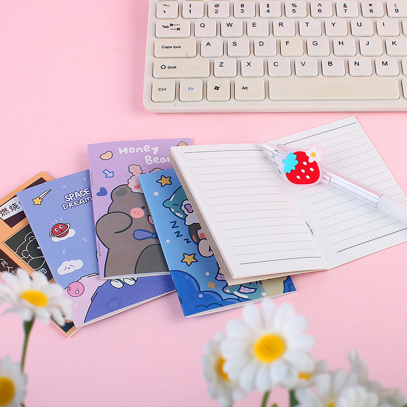 GOKIDO - KP114 BUKU TULIS MINI MOTIF KARTUN NOTEBOOK MINI CARTOON MINI BOOK NOTEPAD KARAKTER BUKU TULIS MEMO KECIL MURAH IMPORT