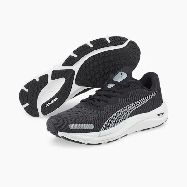 Sepatu Puma Running PUMA Velocity Nitro 2 Black-White 195337 02