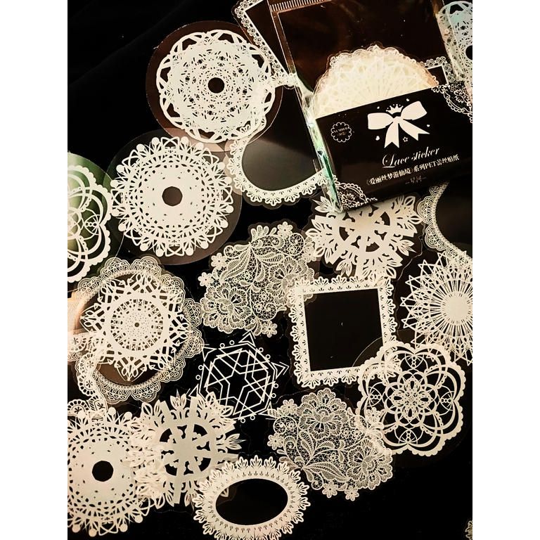 

LACE STICKERS for Journal/Scrapbook