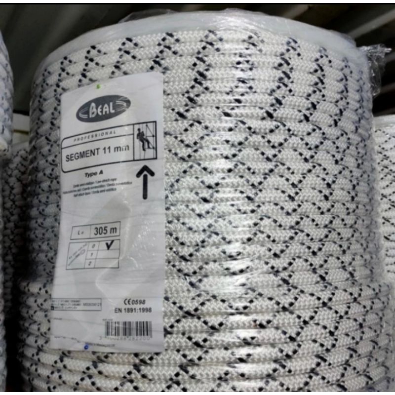 TALI KARMANTEL BEAL SEGMENT 11 MM X 200 METER ORIGINAL BEAL