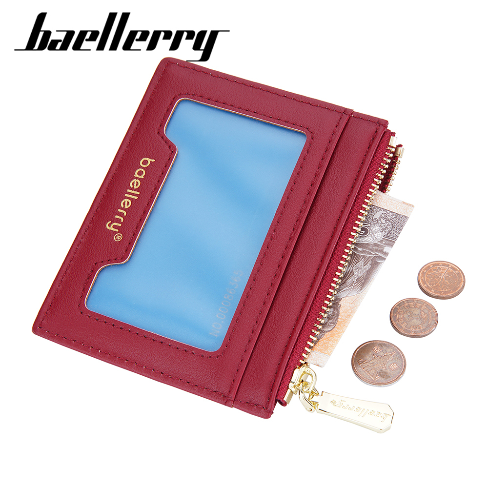 BAELLERRY NR098 Dompet Kartu Wanita Bahan Kulit PU Leather Premium WATCHKITE WKOS