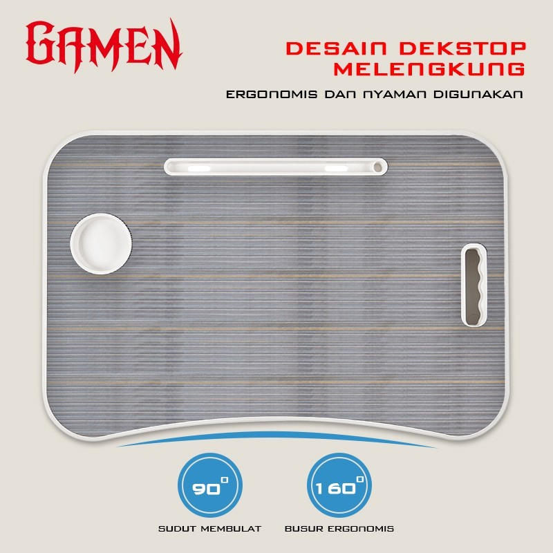 Gamen GPD100 Portable Desk Meja Lipat Laptop Belajar Serbaguna