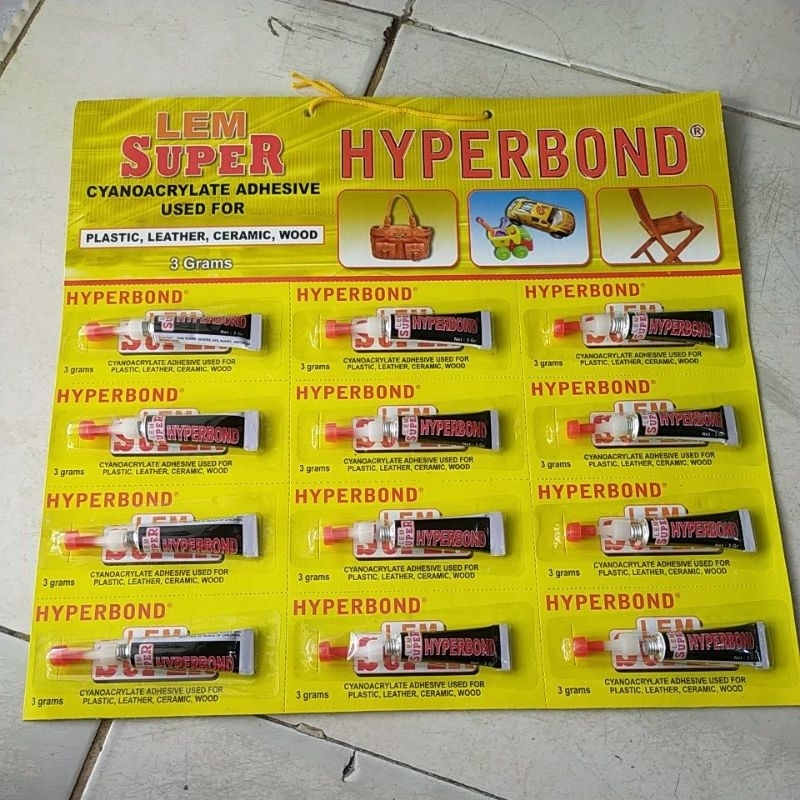 Lem Super Glue Hyperbond/Lem serba Guna