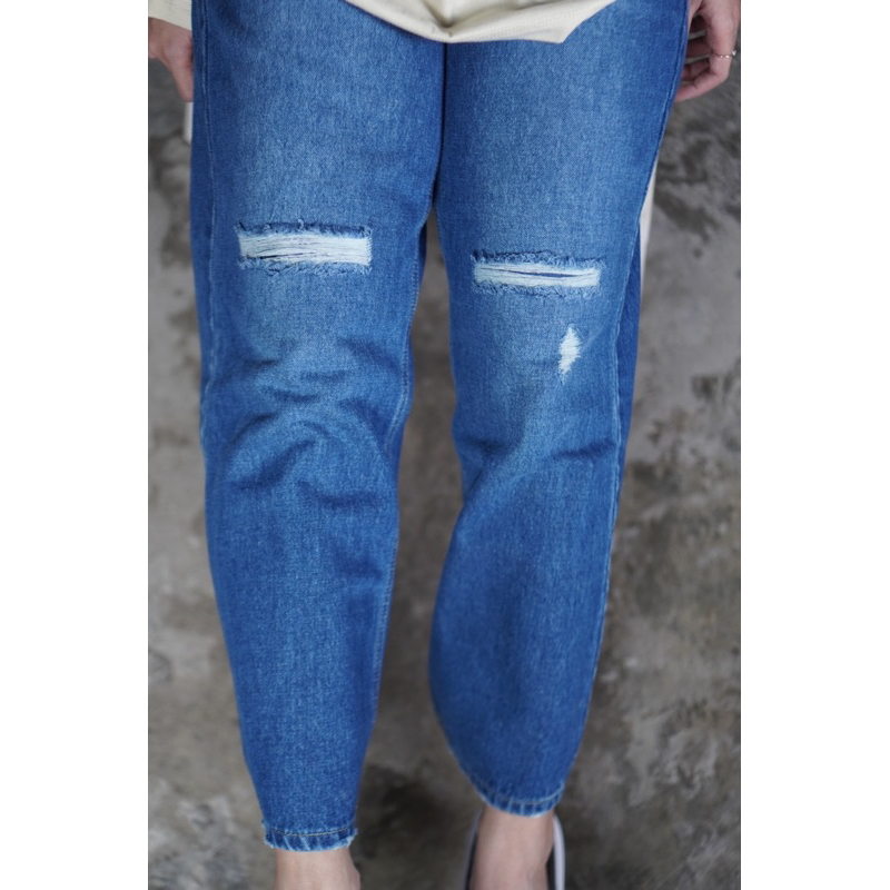 Celana Jeans BYAZ Women Joger Riped