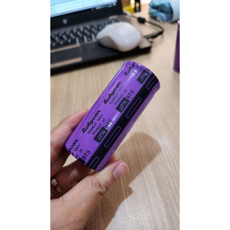 elco 15000uf 100v , 15000/100v ruby ungu bts