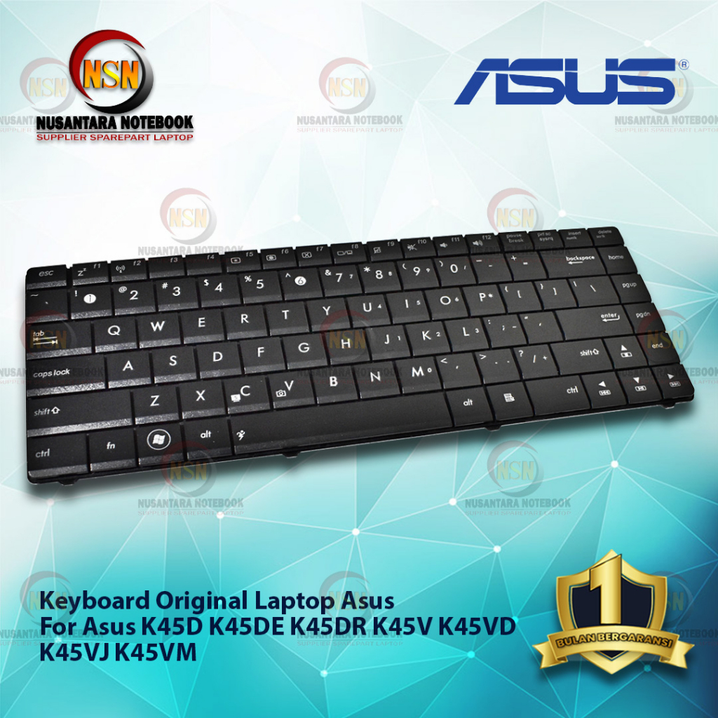 Keyboard Original Laptop Asus K45D K45DE K45DR K45V K45VD K45VJ K45VM