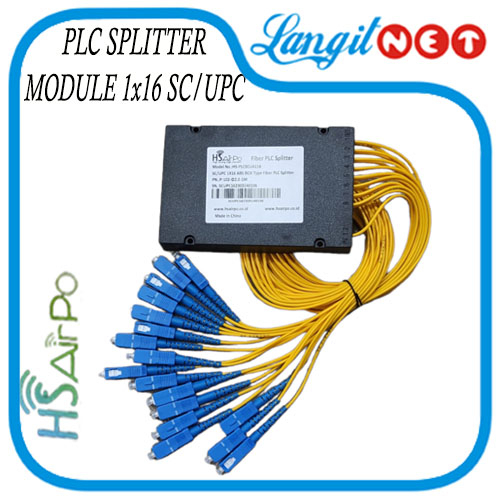 HS AIRPO PLC SPLITTER MODULE 1x16 SC/UPC FIBER