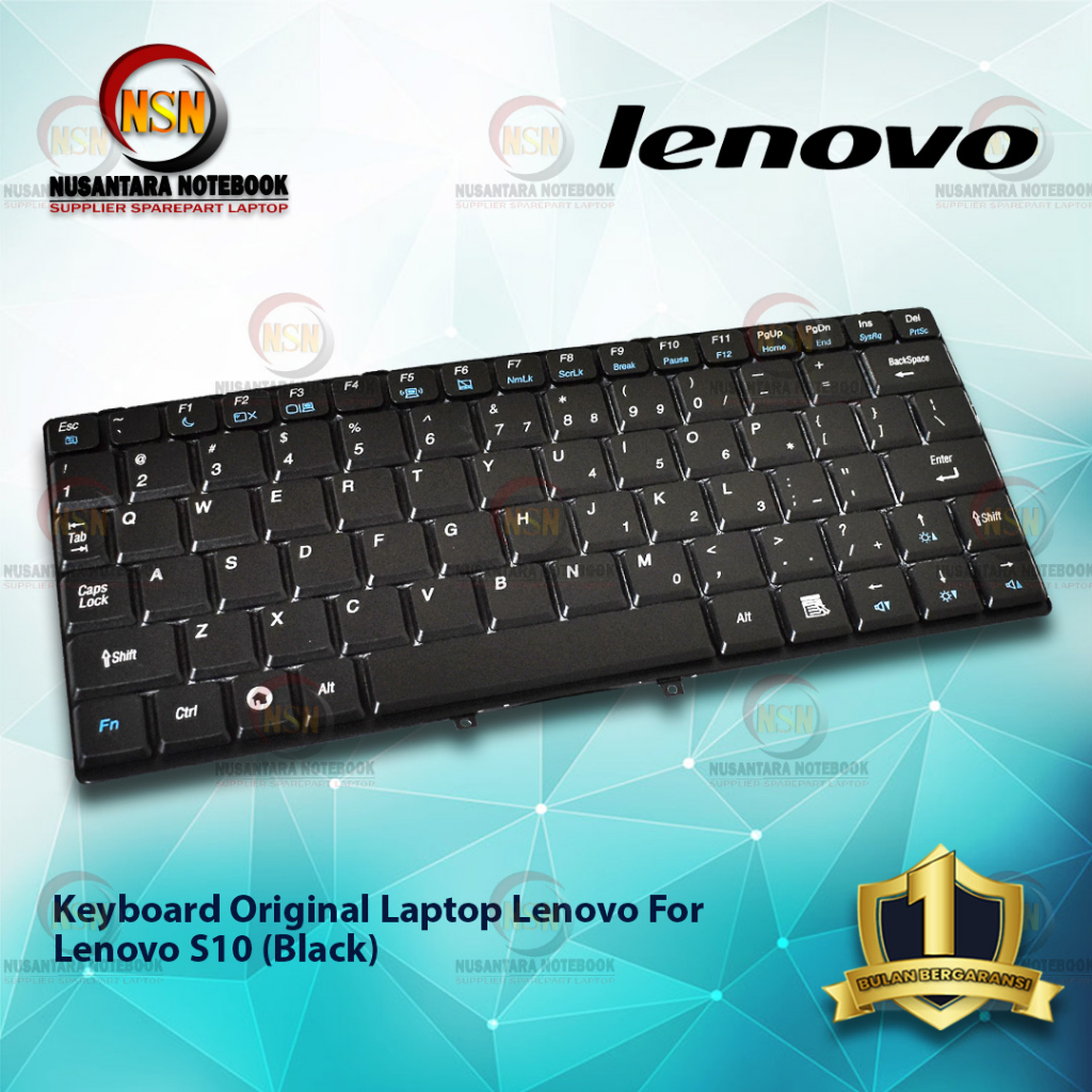 Keyboard Laptop Original Lenovo S10 BLACK